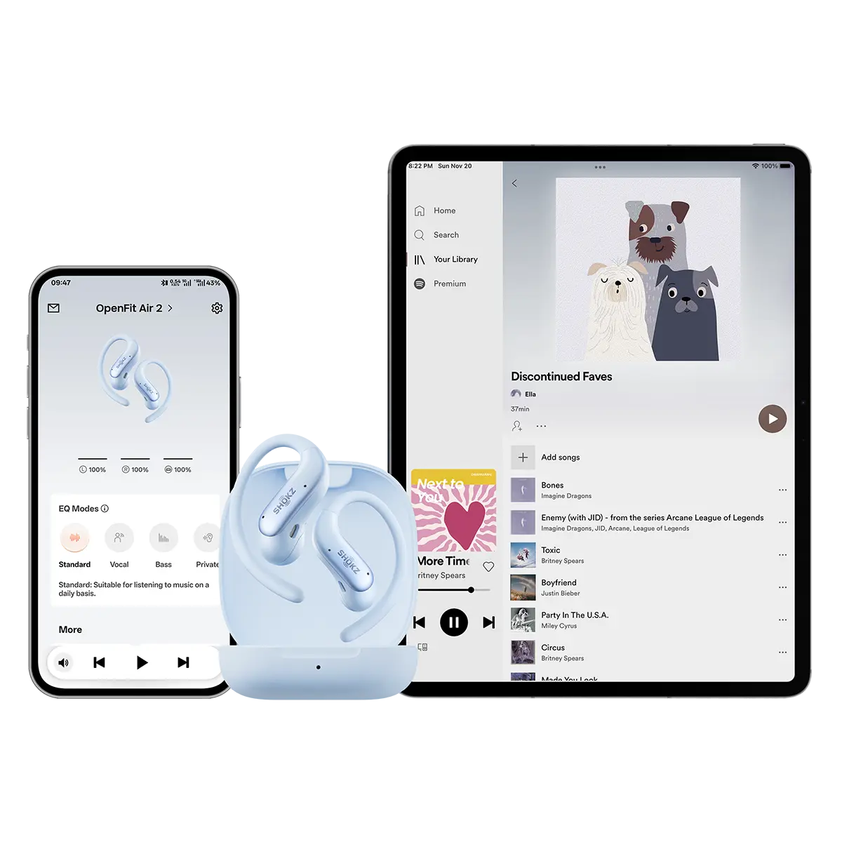 Parowanie wielopunktowe Shokz OpenFit Air 2
