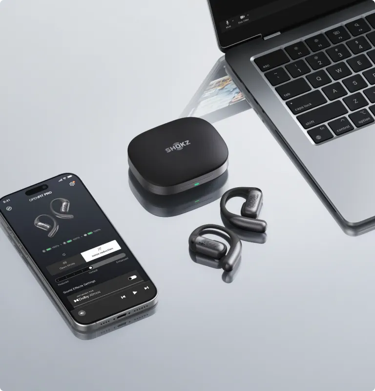 Shokz OpenFit Pro - parowanie wielopunktowe i Bluetooth 6.1